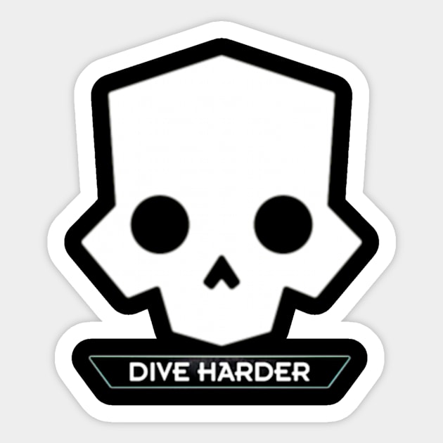 DIVE HARDER Sticker by Welcome To Chaos 